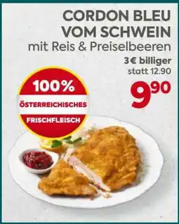 Billa CORDON BLEU VOM SCHWEIN Angebot