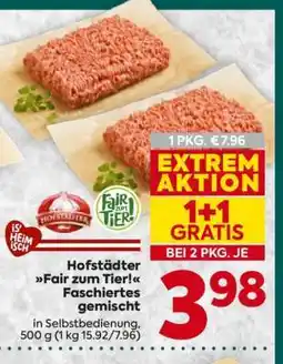 Billa Hofstädter Fair zum Tier! Faschiertes gemischt Angebot
