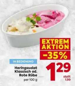 Billa Heringssalat Klassisch od. Rote Rübe Angebot