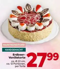 Billa Erdbeer- Vanilletorte Angebot