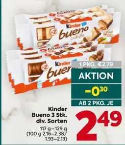 Billa Kinder Bueno 3 Stk. div. Sorten Angebot
