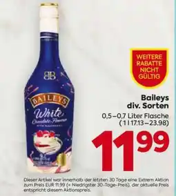 Billa Baileys div. Sorten Angebot