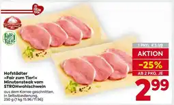 Billa Hofstädter Fair zum Tier! Minutensteak vom STROHwohlschwein Angebot