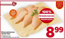 Billa österreichisches Hendl-Filet Angebot