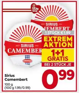 Billa Sirius Camembert Angebot