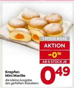 Billa Krapfen Mini Marille Angebot