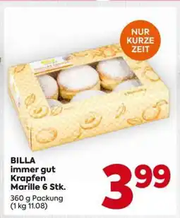 Billa BILLA immer gut Krapfen Marille 6 Stk Angebot