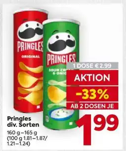 Billa Pringles div. Sorten Angebot
