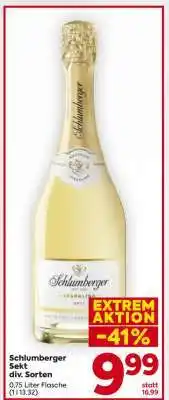 Billa Schlumberger Sekt div. Sorten Angebot