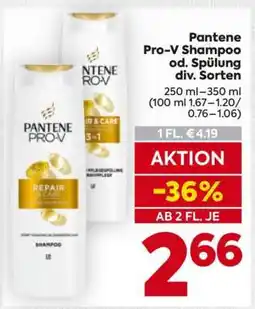 Billa Pantene Pro-V Shampoo od. Spülung div. Sorten Angebot