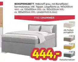 Möbelix Boxspringbett Angebot