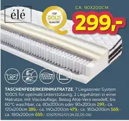Möbelix Ele Taschenfederkernmatratze Angebot