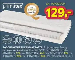 Möbelix Primatex Taschenfederkernmatratze Angebot