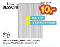 Möbelix Luca Bessoni Fertigvorhang Mina Angebot
