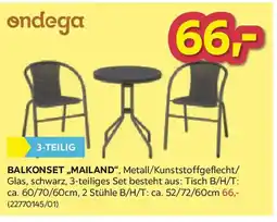 Möbelix Ondega Balkonmöbel Angebot