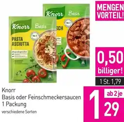 Sutterlüty Knorr Basis oder Feinschmeckersaucen Angebot