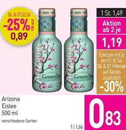 Sutterlüty Arizona Eistee Angebot