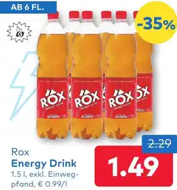 T&G Rox Energy Drink Angebot