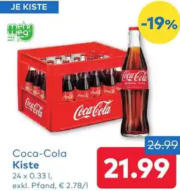 T&G Coca-Cola Kiste Angebot