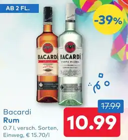T&G Bacardi Rum Angebot