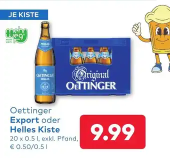 Oettinger Export oder Helles Kiste
