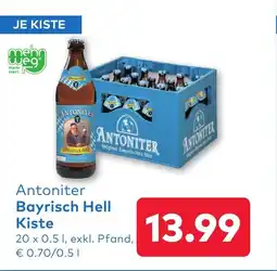 T&G Antoniter Bayrisch Hell Kiste Angebot