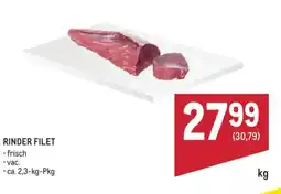 Metro Rinder filet Angebot
