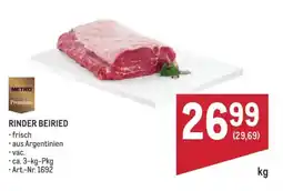 Metro Rinder beiried Angebot
