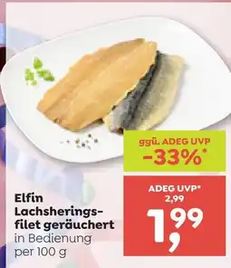 ADEG Lachsherings- filet geräuchert Angebot