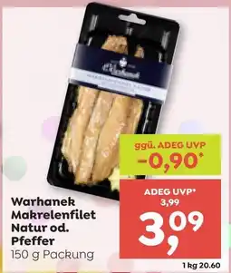 ADEG Makrelenfilet Natur od. Pfeffer Angebot