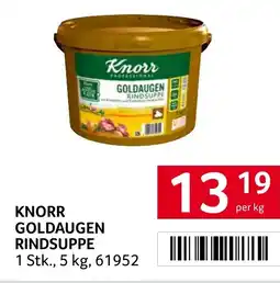 Transgourmet Knorr goldaugen rindsuppe Angebot