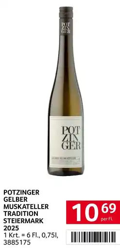 Transgourmet Potzinger gelber muskateller tradition steiermark 2025 Angebot