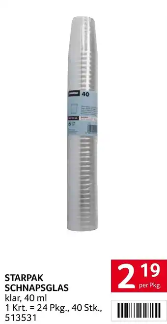 Transgourmet Starpak schnapsglas Angebot
