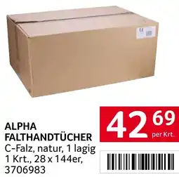 Transgourmet Alpha falthandtücher Angebot
