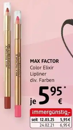 dm Max factor Angebot