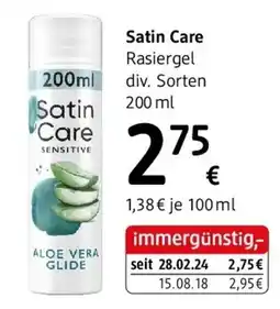dm Satin Care Angebot