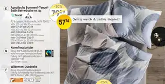 Ägyptische Baumwoll Tencel Satin Bettwäsche