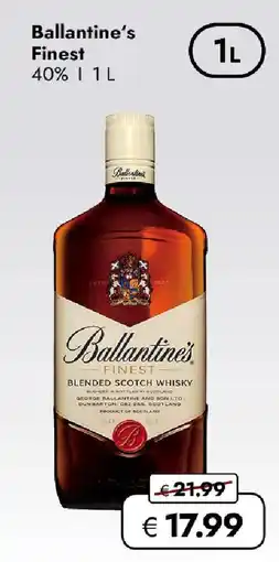 Travel FREE Ballantine's Finest Angebot