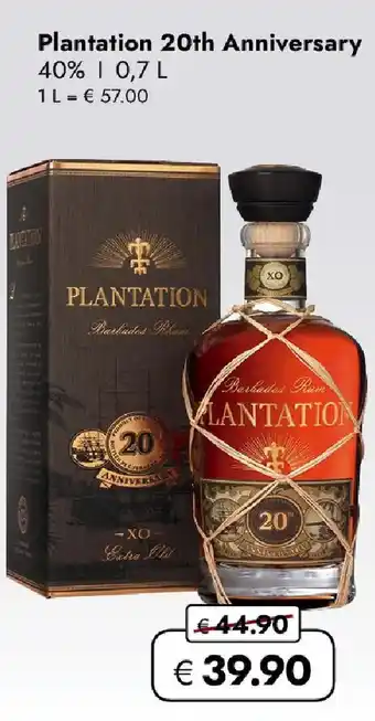Travel FREE Plantation 20th Anniversary Angebot