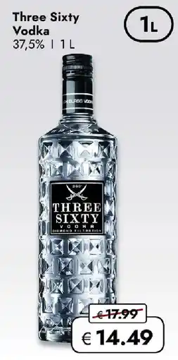 Travel FREE Three Sixty Vodka Angebot