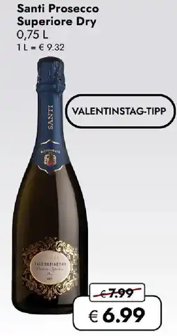 Travel FREE Santi Prosecco Superiore Dry Angebot