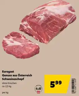 Eurogast Grissemann Eurogast Genuss aus Österreich Schweineschopf Angebot
