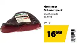 Eurogast Grissemann Greisinger Schinkenspeck Angebot