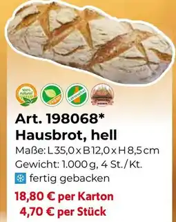 Eurogast Grissemann Hausbrot, hell Angebot