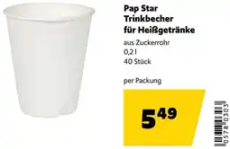 Eurogast Grissemann Pap Star Trinkbecher für Heißgetränke Angebot