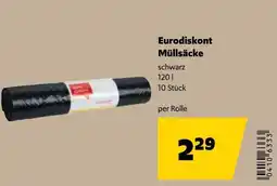 Eurogast Grissemann Eurodiskont Müllsäcke schwarz 1 Angebot