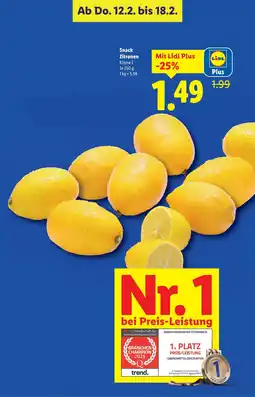 Lidl Snack Zitronen Angebot