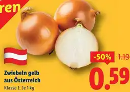 Lidl Zwiebeln gelb aus Österreich Angebot