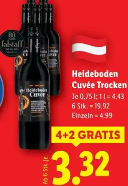 Lidl Heideboden Cuvée Trocken Angebot