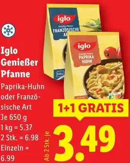 Lidl Iglo Genießer Pfanne Angebot